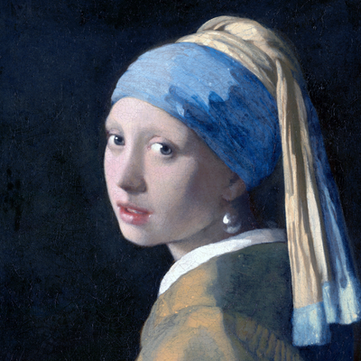 The Girl With The Pearl Earring by Johannes Vermeer.