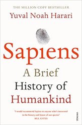 Cover of “Sapiens”.