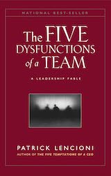 Cover of “The Five Dysfunctions Of A Team”.